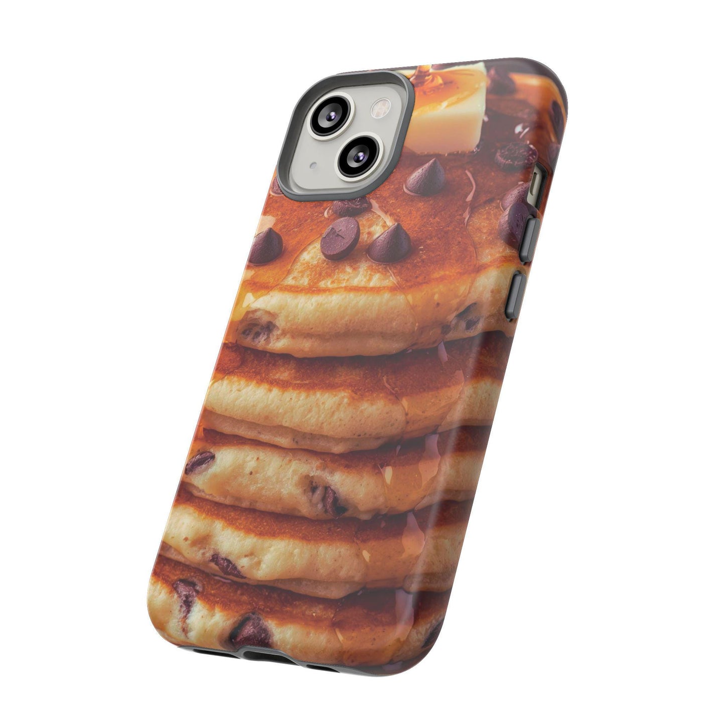 Chocolate Chip Pancake iPhone Case: Foodie Phone Cover for iPhone 16-14