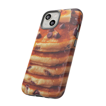 Chocolate Chip Pancake iPhone Case: Foodie Phone Cover for iPhone 16-14