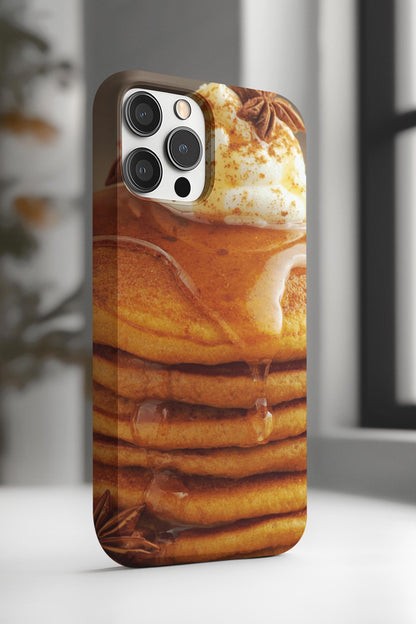Pumpkin Spice Pancake Phone Case: Magnetic MagSafe Tough Case
