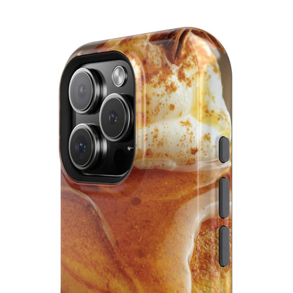 Pumpkin Spice Pancake Phone Case: Magnetic MagSafe Tough Case