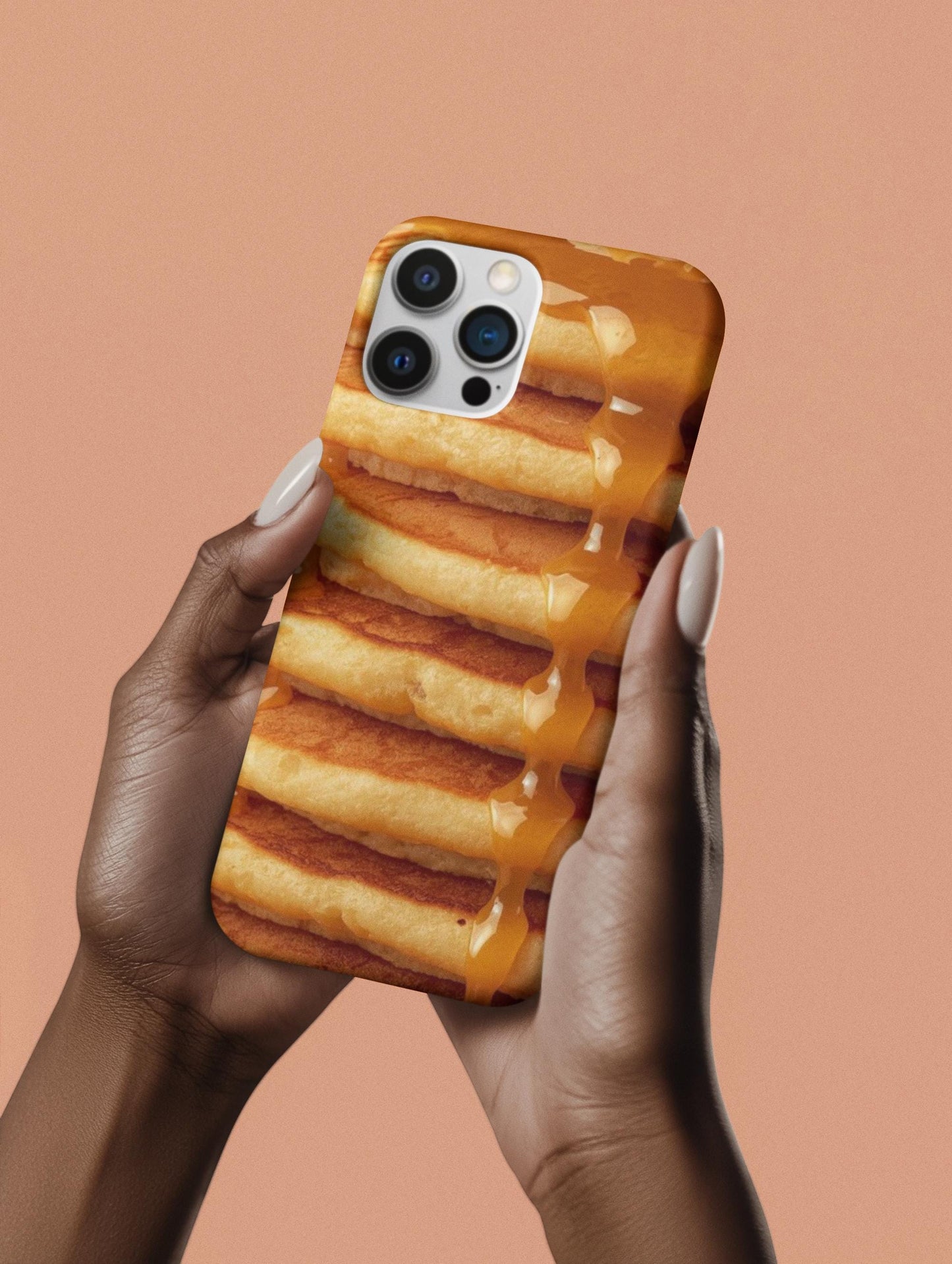 Dulce de Leche Pancake Phone Case: Foodie Gift, Magnetic, Tough