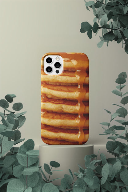 Dulce de Leche Pancake Phone Case: Foodie Gift, Magnetic, Tough