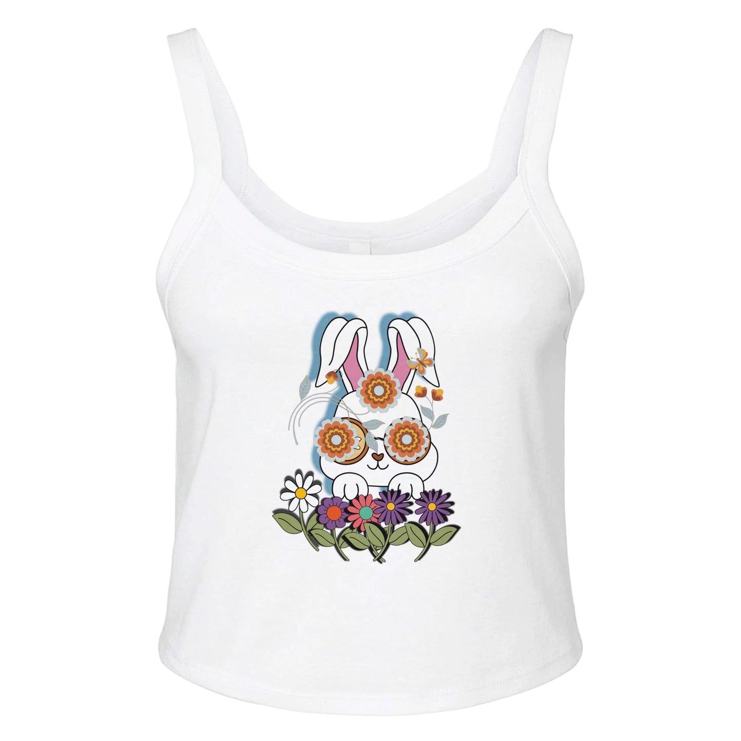 Micro Ribbed Scoop Tank Top: Fitted Stretch Knit - Bella + Canvas 1012BE