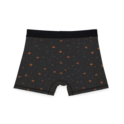 Subtle Halloween Boxer AOP Briefs, Fall Print Mens Underwear, Seasonal Gift