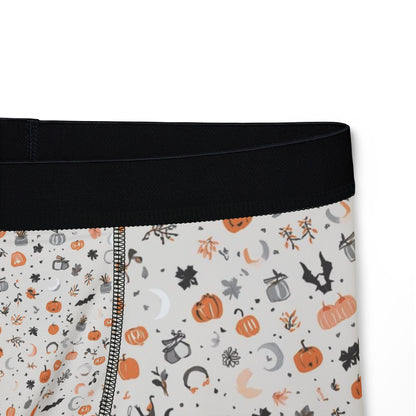 Fun Halloween Patterned Men's Boxers, Comfortable Underwear, Gift for Him, Casual Everyday Wear, Unique Style, Novelty Boxers