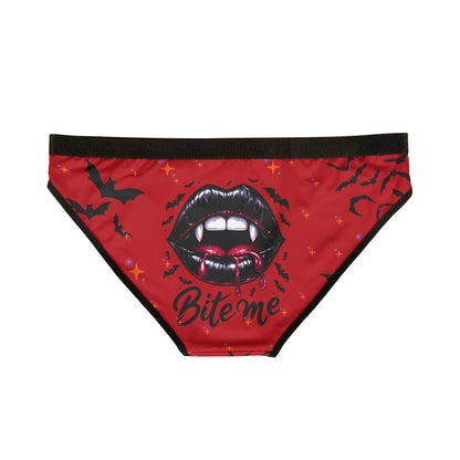 Bite Me Halloween Panties for Women. Halloween Fall Season. Good for Parties, or any occasion. AOL Underwear